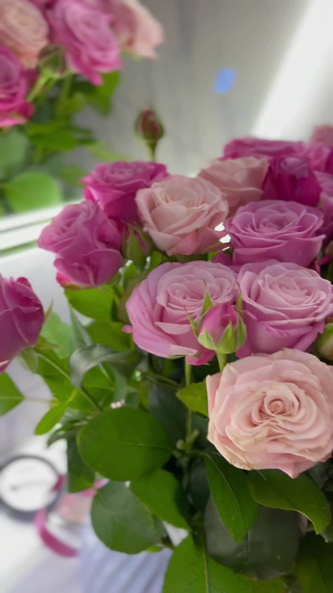 Atlas Garden Studio workshop space where corporate flower arrangements are designed and prepared for business delivery